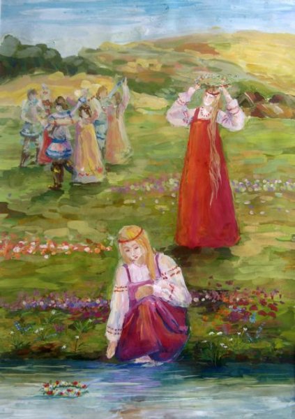 Славянские праздники рисунки