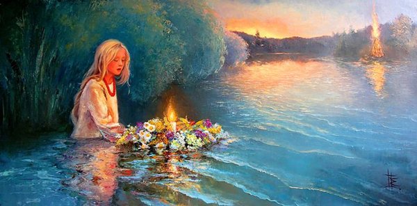 Праздник Ивана Купала живопись