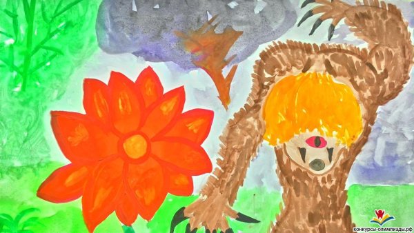 Рисование Аленький цветочек