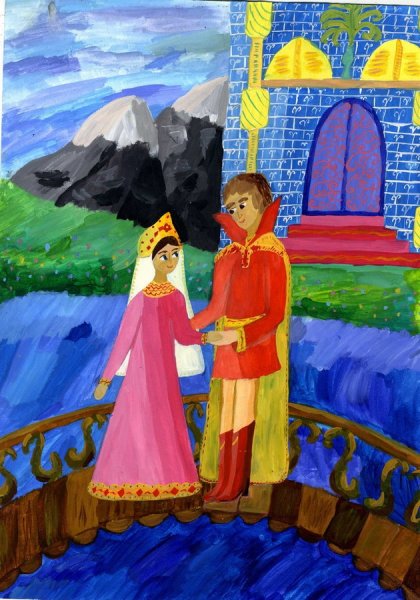 Рисование Аленький цветочек