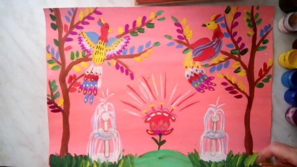 Аленький цветочек рисунок