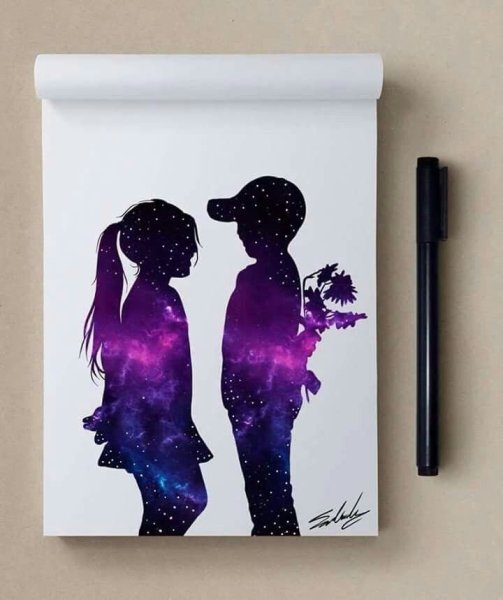 Акрил силуэты