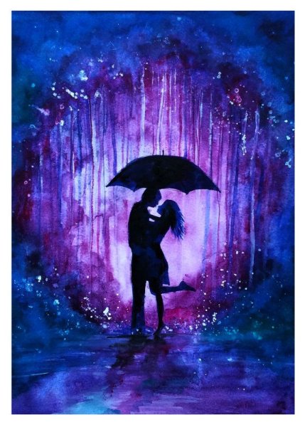 Девочка под зонтиком