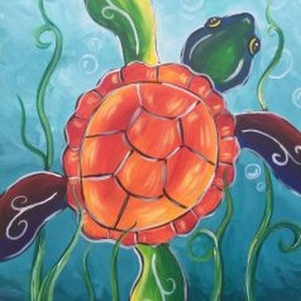 Море на Камне красками