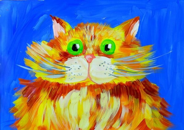 Правополушарное рисование коты