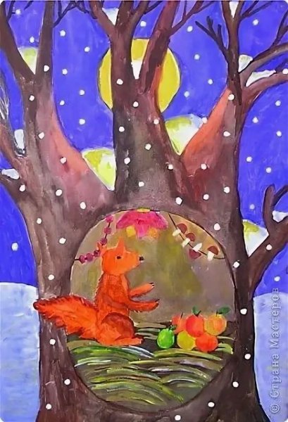 Рисуем с детьми гуашью