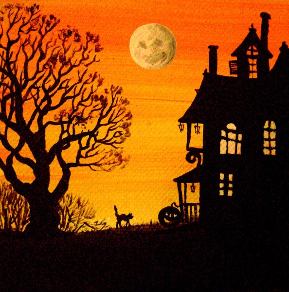 Хэллоуин живопись