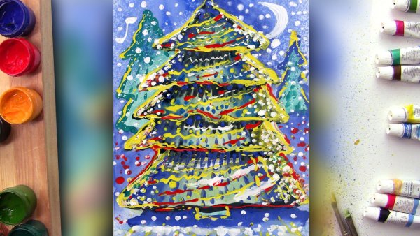 Новогодние краски