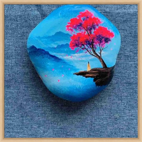 Рисовать на камнях гуашью