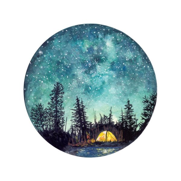 Пейзаж в круге