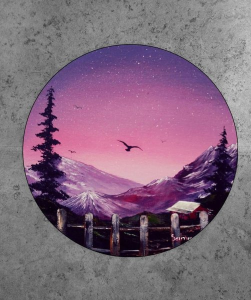 Пейзаж в круге