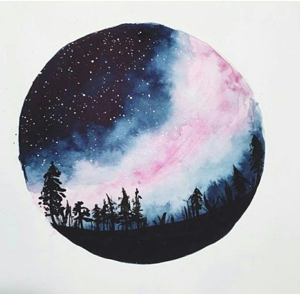 Пейзаж в круге