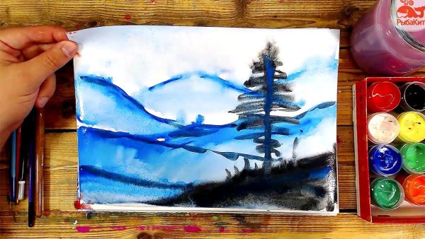 Уроки рисования красками для начинающих