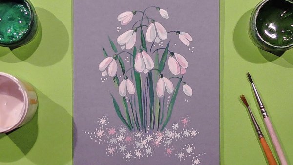 Уроки рисования гуашью для начинающих