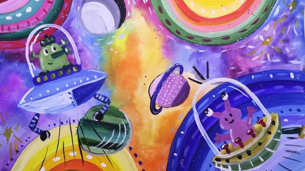 Рисунок на тему космос