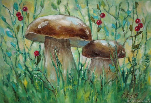 Грибы в живописи