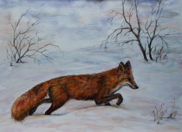 Лиса плясунья Сладков