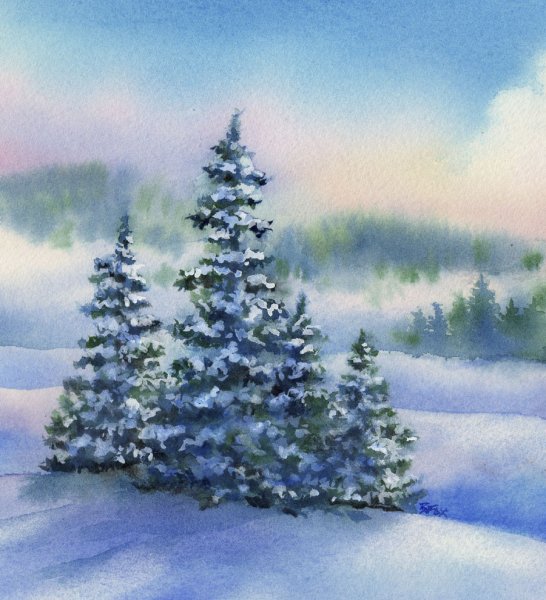 Барбара Фокс акварель пейзажи