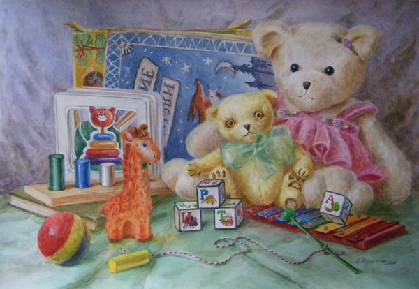 Игрушки в живописи