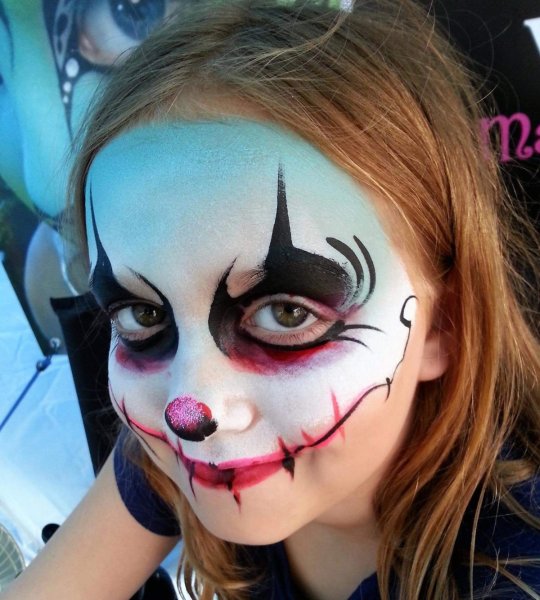 Макияж нахеллуин для детей