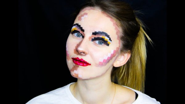 Макияж на Коляду для детей