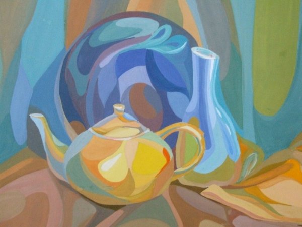 Цветоведение контраст и нюанс натюрморт