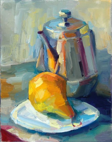 Махнев Юрий акварель натюрморт