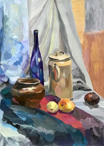 Академическая гуашевая живопись гуашь