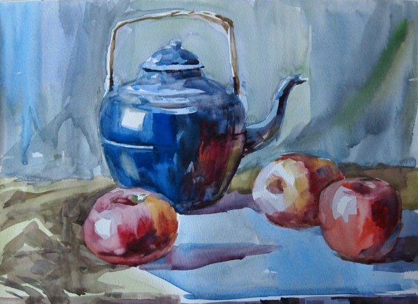 Акварелью лессировка Академическая живопись