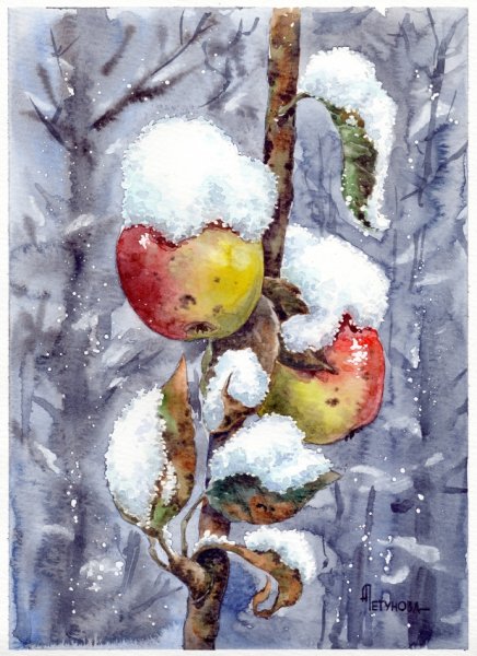 Анна Петунова акварели