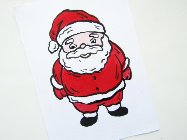 Дед Мороз рисунок