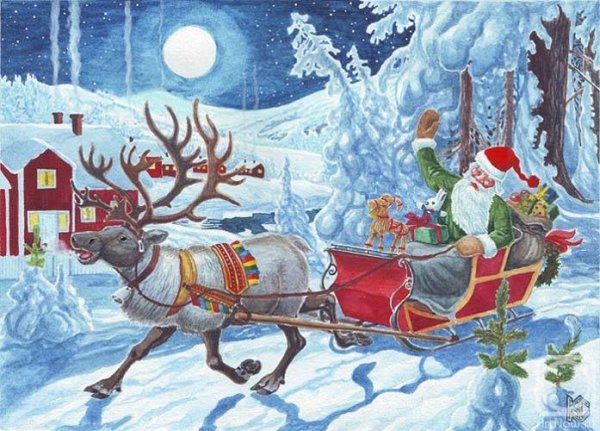 Рисунок на тему с новым годом