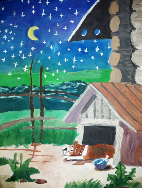 Вечер рисунок