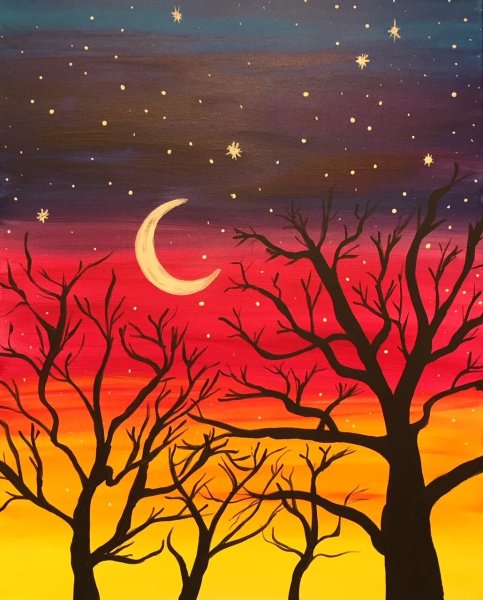 Пейзаж рисунок