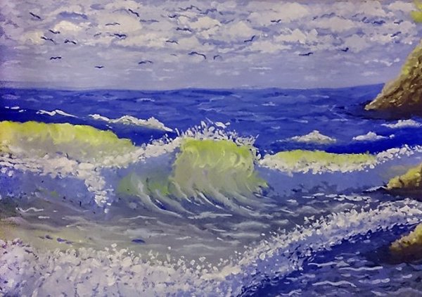 Море акрилом