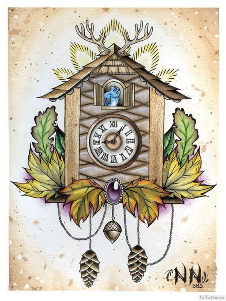 Сказочные новогодние часы для дошкольников