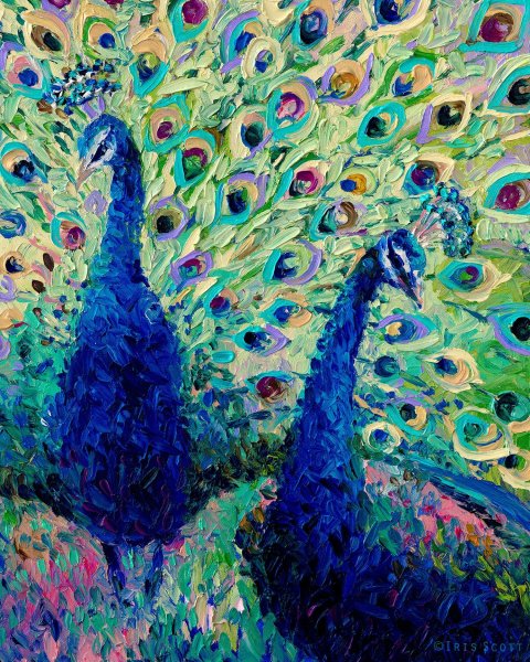 Художница Айрис Скотт (Iris Scott)лес