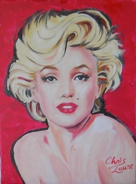 Мэрилин Монро портрет поп-арт