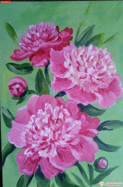 Картина пион Сингатулин