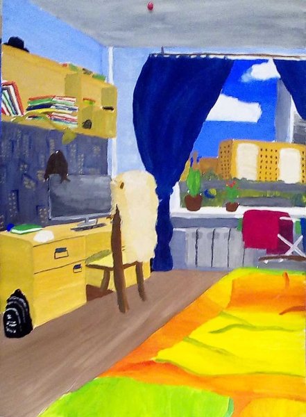 Нарисовать свою комнату