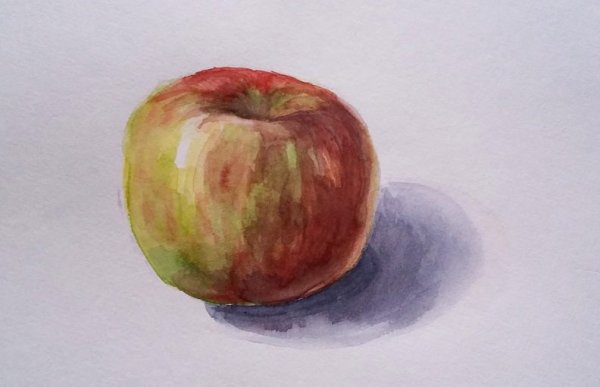 Яблоко лессировка
