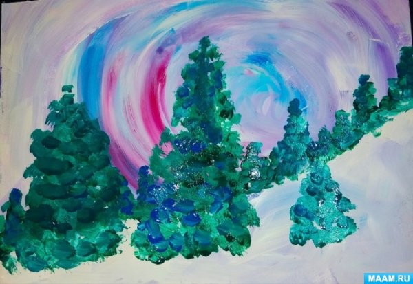 Рисование гуашью в подготовительной группе