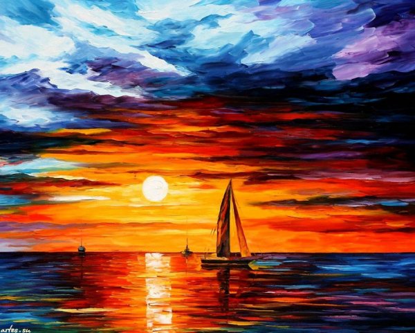 Афремов Леонид художник море