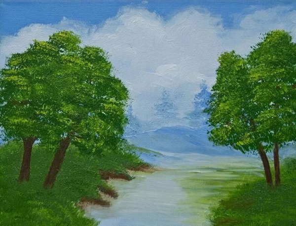 Пейзаж рисунок