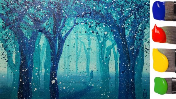 Картины в синем цвете