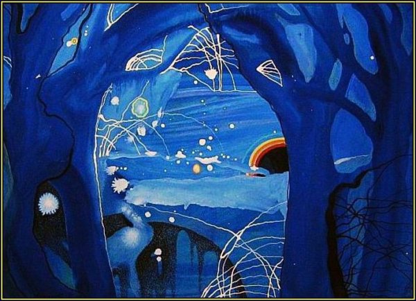 Декоративный пейзаж зима