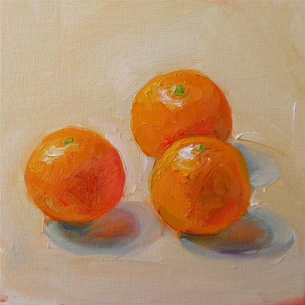 Апельсин пастелью