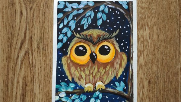 Мастер класс гуашью для детей