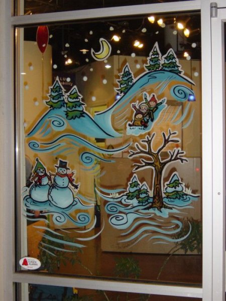 Рисование на окнах