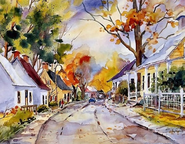 Акварельные рисунки